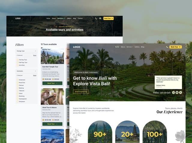 Website Tour & Travel